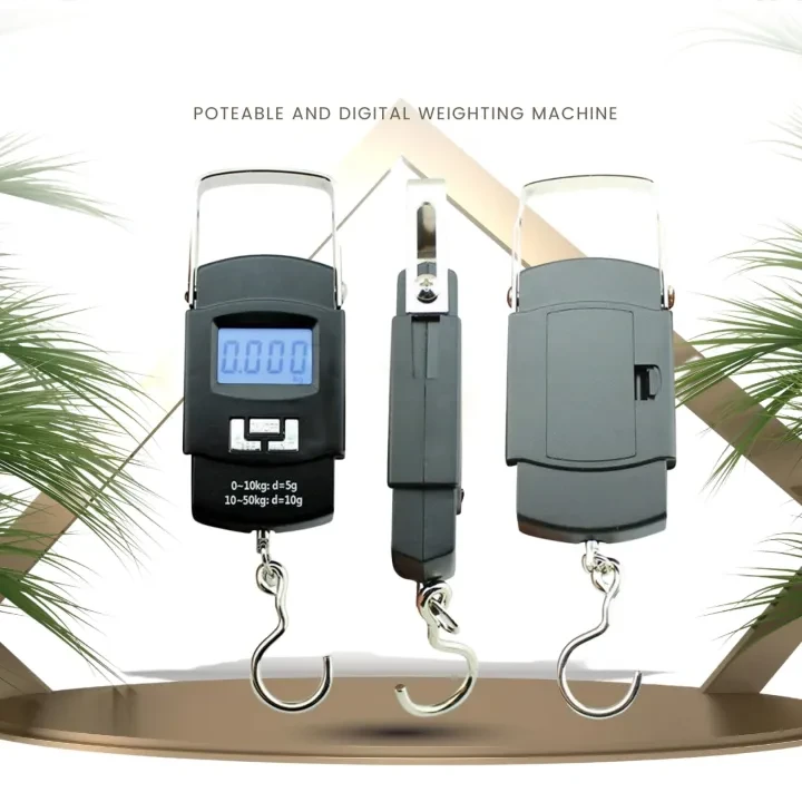 Portable Electronic Scale - Digital Weight Machine 50KG