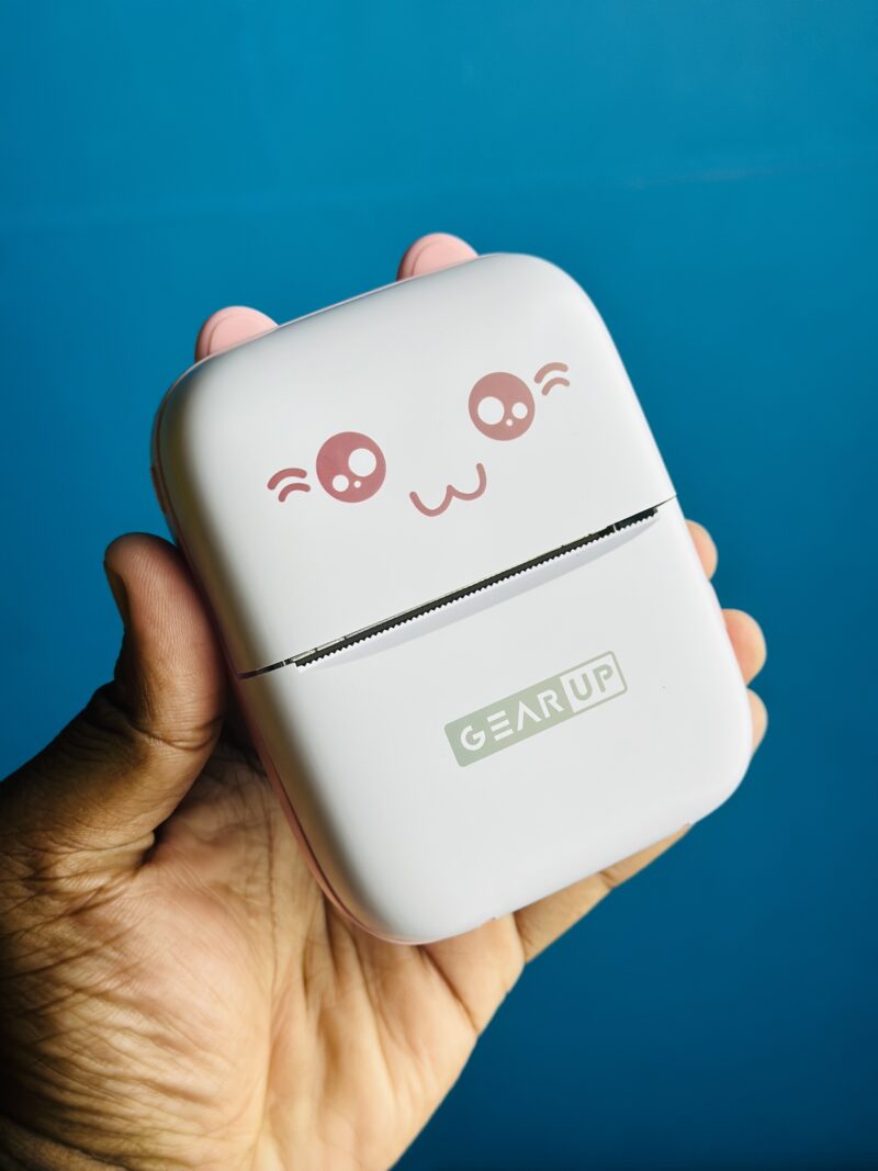 GearUP mini Thermal Bluetooth Printer – Pink Color